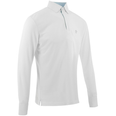 Polo mesh Equithème Dany Blanc