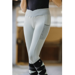 Pull-on Equithème Flora fond silicone Vert sauge