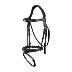 Bridon Muserolle Combinée Anatomique Dy'on Noir