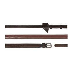 Rênes Caoutchouc 1/2 Dy'on Marron