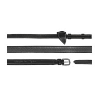 Rênes Caoutchouc 5/8 Dy'on Noir Rênes Caoutchouc 5/8 Dy'on Noir