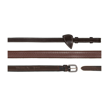 Rênes Caoutchouc 5/8 Dy'on Marron Rênes Caoutchouc 5/8 Dy'on Marron