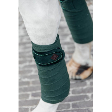Bandes de polo Polar Fleece Velvet Pearls Kentucky Vert sapin Bandes de polo Polar Fleece Velvet Pearls Kentucky Vert sapin