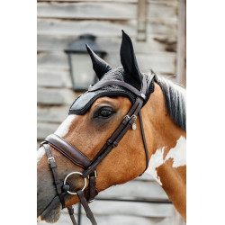Bonnet Wellington Velvet Pearls Kentucky Noir Bonnet Wellington Velvet Pearls Kentucky Noir