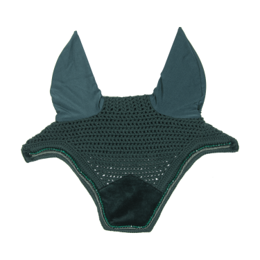 Bonnet Wellington Velvet Pearls Kentucky Vert sapin