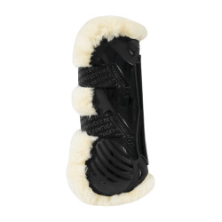 Guêtres Bamboo Élastique mouton vegan Kentucky Noir