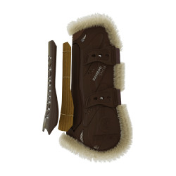 Guêtres Bamboo Élastique mouton vegan Kentucky Marron