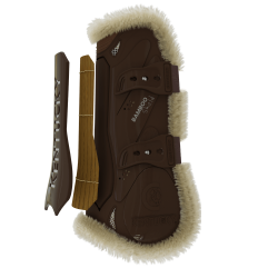 Guêtres Bamboo Élastique mouton vegan Kentucky Marron