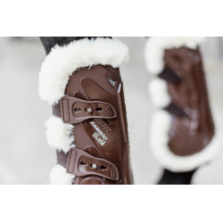 Guêtres Bamboo Élastique mouton vegan Kentucky Marron