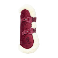 Guêtres Bamboo Élastique Velvet mouton vegan Kentucky Bordeaux