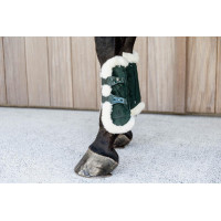 Guêtres Bamboo Élastique Velvet mouton vegan Kentucky Vert foncé