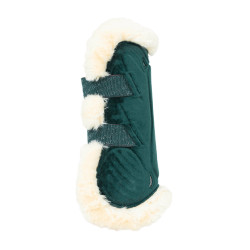 Guêtres Bamboo Élastique Velvet mouton vegan Kentucky Vert foncé Guêtres Bamboo Élastique Velvet mouton vegan Kentucky Vert foncé