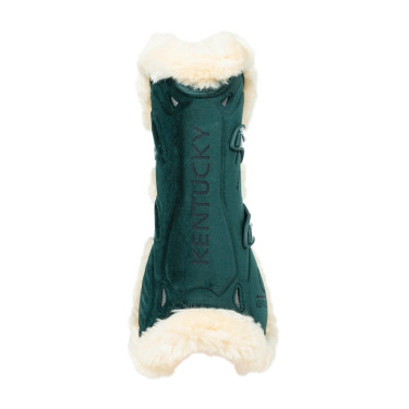 Guêtres Bamboo Élastique Velvet mouton vegan Kentucky Vert foncé Guêtres Bamboo Élastique Velvet mouton vegan Kentucky Vert foncé