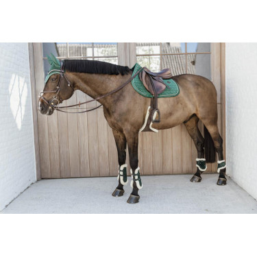 Guêtres Bamboo Élastique Velvet mouton vegan Kentucky Vert foncé Guêtres Bamboo Élastique Velvet mouton vegan Kentucky Vert foncé