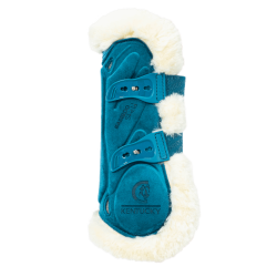 Guêtres Bamboo Élastique Velvet mouton vegan Kentucky Emeraude Vert