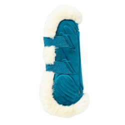 Guêtres Bamboo Élastique Velvet mouton vegan Kentucky Emeraude Vert