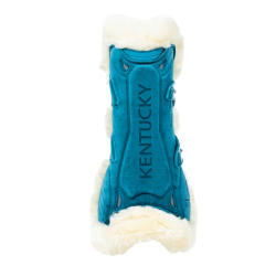 Guêtres Bamboo Élastique Velvet mouton vegan Kentucky Emeraude Vert