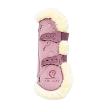 Guêtres Bamboo Élastique Velvet mouton vegan Kentucky Vieux rose Guêtres Bamboo Élastique Velvet mouton vegan Kentucky Vieux rose
