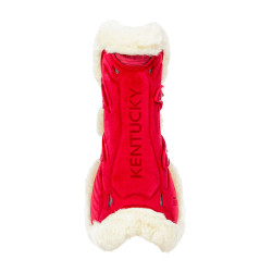 Guêtres Bamboo Élastique Velvet mouton vegan Kentucky Rouge