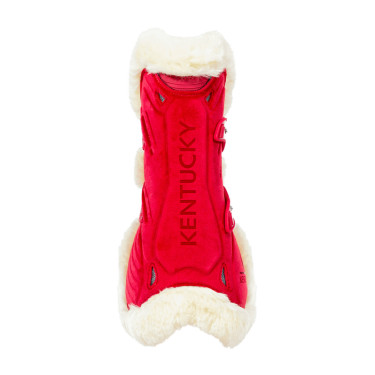 Guêtres Bamboo Élastique Velvet mouton vegan Kentucky Rouge