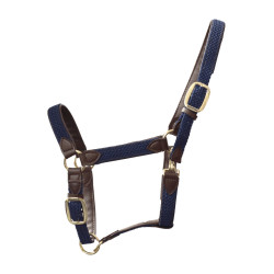 Licol Plaited Nylon Kentucky Bleu marine Licol Plaited Nylon Kentucky Bleu marine