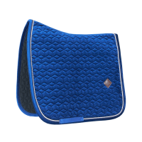Tapis de selle Basic Velvet dressage Kentucky Bleu marine Tapis de selle Basic Velvet dressage Kentucky Bleu marine