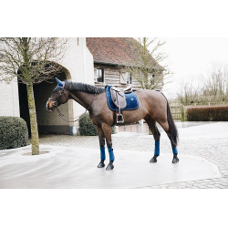 Tapis de selle Basic Velvet dressage Kentucky Bleu marine Tapis de selle Basic Velvet dressage Kentucky Bleu marine