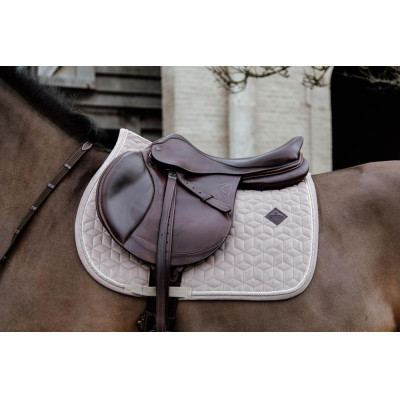 Tapis de selle Basic Velvet jumping Kentucky Beige