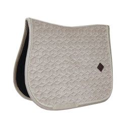 Tapis de selle Basic Velvet jumping Kentucky Beige Tapis de selle Basic Velvet jumping Kentucky Beige