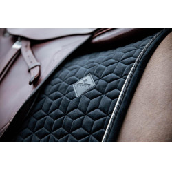Tapis de selle Basic Velvet jumping Kentucky Noir Tapis de selle Basic Velvet jumping Kentucky Noir