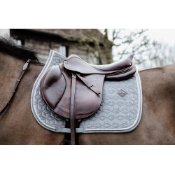 Tapis de selle Basic Velvet jumping Kentucky Gris Tapis de selle Basic Velvet jumping Kentucky Gris