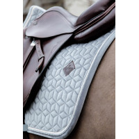 Tapis de selle Basic Velvet jumping Kentucky Gris Tapis de selle Basic Velvet jumping Kentucky Gris