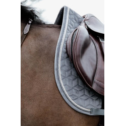 Tapis de selle Basic Velvet jumping Kentucky Gris Tapis de selle Basic Velvet jumping Kentucky Gris