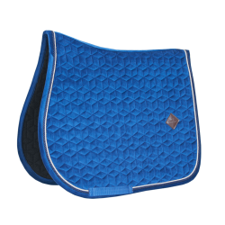 Tapis de selle Basic Velvet jumping Kentucky Bleu marine Tapis de selle Basic Velvet jumping Kentucky Bleu marine