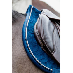 Tapis de selle Basic Velvet jumping Kentucky Bleu marine Tapis de selle Basic Velvet jumping Kentucky Bleu marine