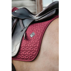 Tapis de selle Classic dressage Kentucky Bordeaux