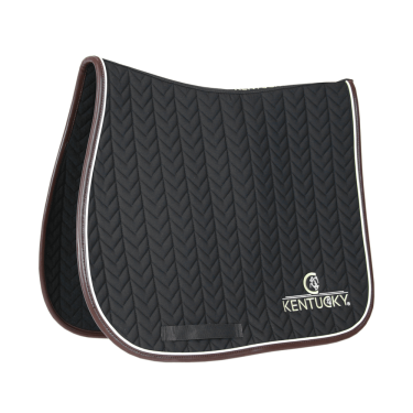 Tapis de selle Fishbone Leather jumping Kentucky Tapis de selle Fishbone Leather jumping Kentucky
