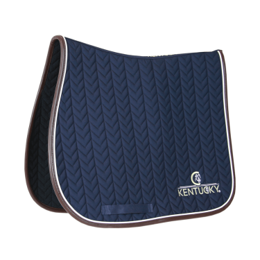 Tapis de selle Fishbone Leather jumping Kentucky Tapis de selle Fishbone Leather jumping Kentucky