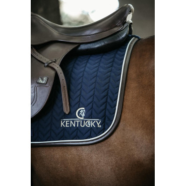 Tapis de selle Fishbone Leather jumping Kentucky Tapis de selle Fishbone Leather jumping Kentucky