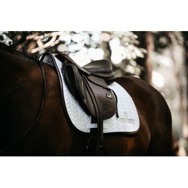 Tapis de selle Fishbone Leather jumping Kentucky Tapis de selle Fishbone Leather jumping Kentucky