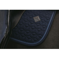 Tapis de selle Glitter Rope dressage Kentucky Bleu marine