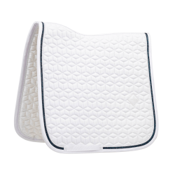 Tapis de selle Glitter Rope dressage Kentucky Blanc / noir Tapis de selle Glitter Rope dressage Kentucky Blanc / noir