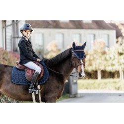 Tapis de selle Glitter Rope jumping Kentucky Bleu marine