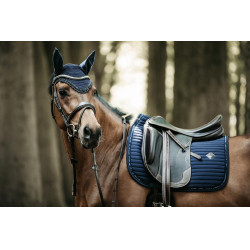 Tapis de selle Pearls dressage Kentucky Bleu marine