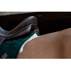 Tapis de selle Skin Friendly Velvet jumping Kentucky Vert sapin