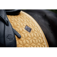 Tapis de selle Velvet dressage Kentucky Moutarde Jaune Tapis de selle Velvet dressage Kentucky Moutarde Jaune