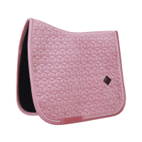 Tapis de selle Velvet dressage Kentucky Vieux rose