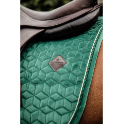 Tapis de selle Velvet jumping Kentucky Vert foncé Tapis de selle Velvet jumping Kentucky Vert foncé