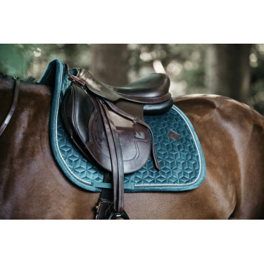 Tapis de selle Velvet jumping Kentucky Emeraude Vert Tapis de selle Velvet jumping Kentucky Emeraude Vert
