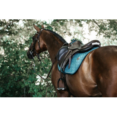Tapis de selle Velvet jumping Kentucky Emeraude Vert Tapis de selle Velvet jumping Kentucky Emeraude Vert